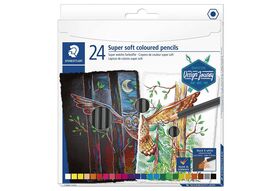 STAEDTLER Buntstifte super soft 24St 24er Kartonetui