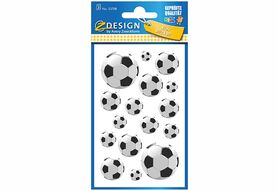 AVERY ZWECKFORM Papiersticker Fußball 53708