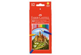 Faber Castell Farbstift Castell hexag12er 12er Karton