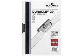 DURABLE Duraclip-Klemmappe A4 weiss