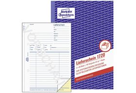 AVERY ZWECKFORM Lieferschein A5 SD 2x40 Blatt