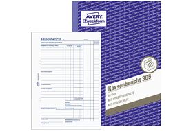 AVERY ZWECKFORM Kassenbericht 305 A5 50 Blatt