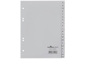 DURABLE Register PP A5 A-Z grau 20tlg. 20-teilig