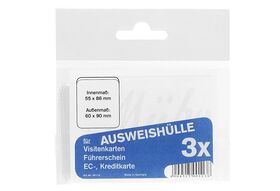 Ausweishülle 60x90mm 3er Pack 3er Pack