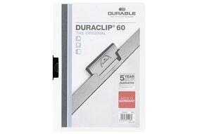 DURABLE DURACLIP Klemmmappe weiß 60