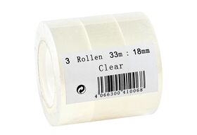 Klebefilm 3 Ro. 33m:18mm ASC 3 Rollen