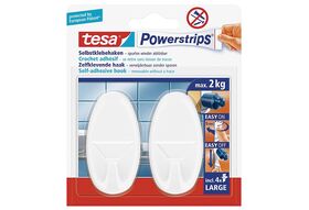 TESA Powerstrips large oval weiss 2er Pack