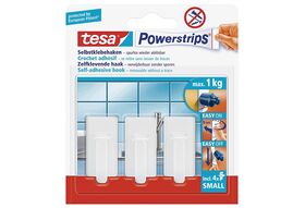 TESA Powerstrips Haken small weiss 3er Pack