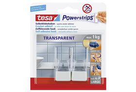 TESA Tesa Powerstrips Haken weiß L 2er Pack