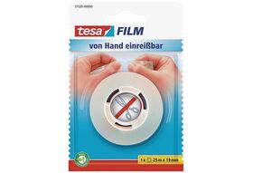 TESA tesafilm 25m/19mm einreissbar