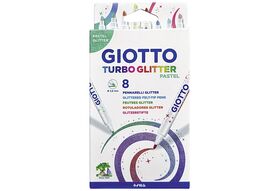 GIOTTO Giotto Turbo Glitter pastel K8 8er Kartonetui