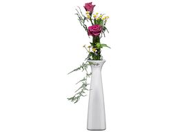 Sandra Rich Vase Classy Solifleur Porzellan 24cm Ø6,5cm weiß