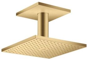 Kopfbrause 250/250 2jet AXOR Deckenmontage brushed gold optic