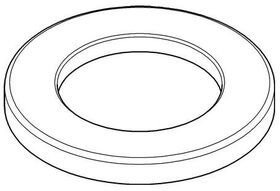 Grohe Grundplatte f Einloch-WT-/Bidetbatterien chr