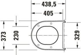 Duravit WC-Sitz SBS abn Scharn ES mit Abesenkautomatik weiß