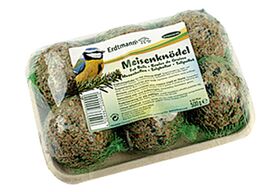 ERDTMANN Meisenknödel 6 Stück auf Schale