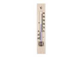 TFA-DOSTMANN Zimmer-Thermometer Holz 15x2,6cm