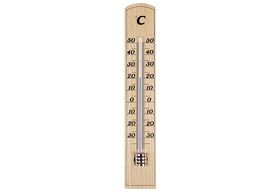 TFA-DOSTMANN Zimmer-Thermometer Buche natur 20cm