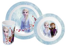 P:OS Frühstücksset 'Frozen II' 3-teilig je 1 x Teller, Schale, Trinkglas