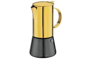 cilio tisch-accessoires Espressokocher 'Aida Oro' 6 Tassen