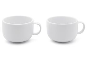 Bredemeijer Teetasse 'Umea' 2er-Set 2 Tassen, 2 Bambus Untersetzer