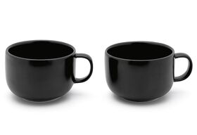 Bredemeijer Teetasse 'Umea' 2er-Set 2 Tassen, 2 Bambus Untersetzer