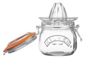 KILNER Zitruspresse-Set 2-teilig 1 Glas, 1 Entsafteraufsatz