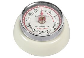 ZASSENHAUS Kurzzeitmesser Retro-Look 3cm Ø7cm creme