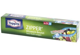 TOPPITS Frischebeutel 27,5x24,5cm 3l Pack 8 Stück