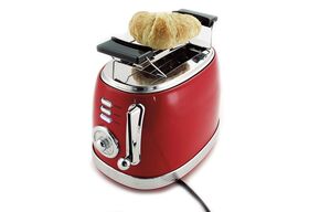 KORONA 2-Scheiben Toaster Retro rot 21668