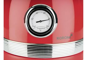 KORONA Wasserkocher 1,7 Liter Retro rot 20667