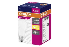 OSRAM LED Lampe 6 W E 27 470 lm 2700 K