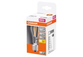 OSRAM LED Retrofitlampe CLASSIC A 11W E27 klar 1521LM