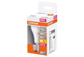 OSRAM LED Birnenlampe 9W E27 matt dim