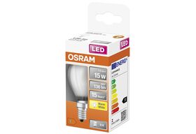 OSRAM LED Filament Tropfen E14 1,5W 136lm 2.700K matt