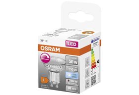 OSRAM LED Reflektorlampe PAR16 4,5W GU10 350lm 4.000K 36° dim CRI90