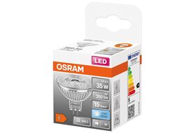 OSRAM LED Reflektorlampe MR16 3,8W GU5,3 350lm 12V 4.000K 36°