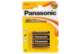 PANASONIC Batterie AlkalinePower4Micro Blister