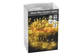 LED Lichterkette 'Cluster Draht' 100 LED