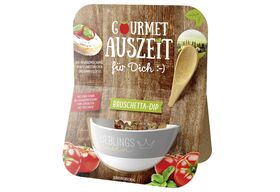 LA VIDA Gourmet Auszeit-Set 'Lieblingsessen' 1 Schälchen, 1 Holzlöffel, 15 g Bio-Gewürzmischung