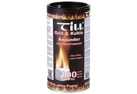 TILL-ZÜNDFIX Grill & Kohle Anzünder 100er Pack