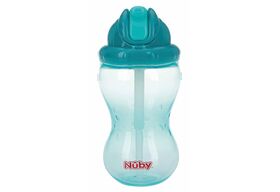 Nuby Soft Flip-It Trinkhalmflasche mit Click-It-Verschluß 3fach sortiert