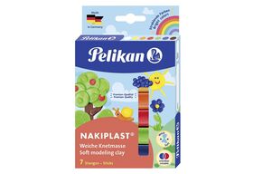 PELIKAN Knetmasse Nakiplast 7er Etui