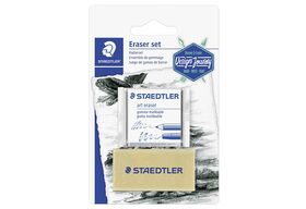 STAEDTLER Art-Radierer D.J. Blisterkarte 2-teilig