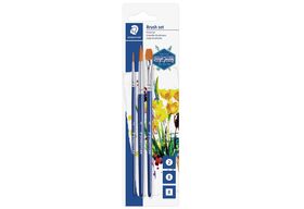 STAEDTLER Pinsel-Set D.J. Blisterkarte 3-teilig