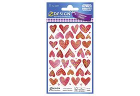 AVERY ZWECKFORM Sticker Herzen Papier 56889