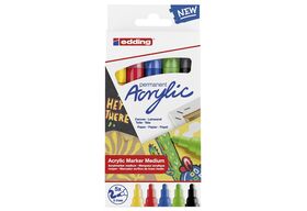 edding Acrylic Marker 5100 basic 5ST 5er Etui