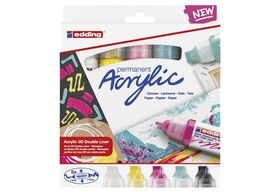 edding Acrylic Marker 5400 basic 5ST 8er Etui