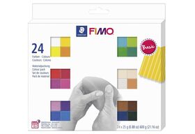 STAEDTLER Fimo soft Basic  sort. 24St 24er Karton