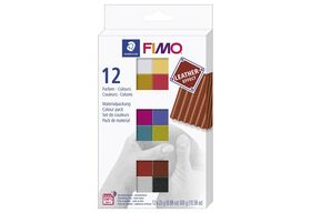 STAEDTLER Fimo Effekt Leder sort. 12St 12er Karton